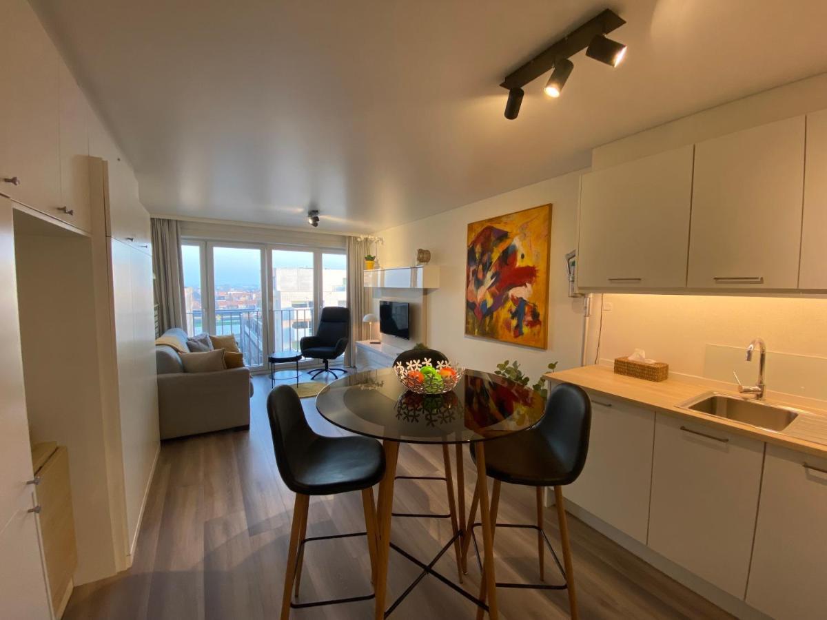 Moderne Studio Aan Zee Apartment Oostende Bagian luar foto