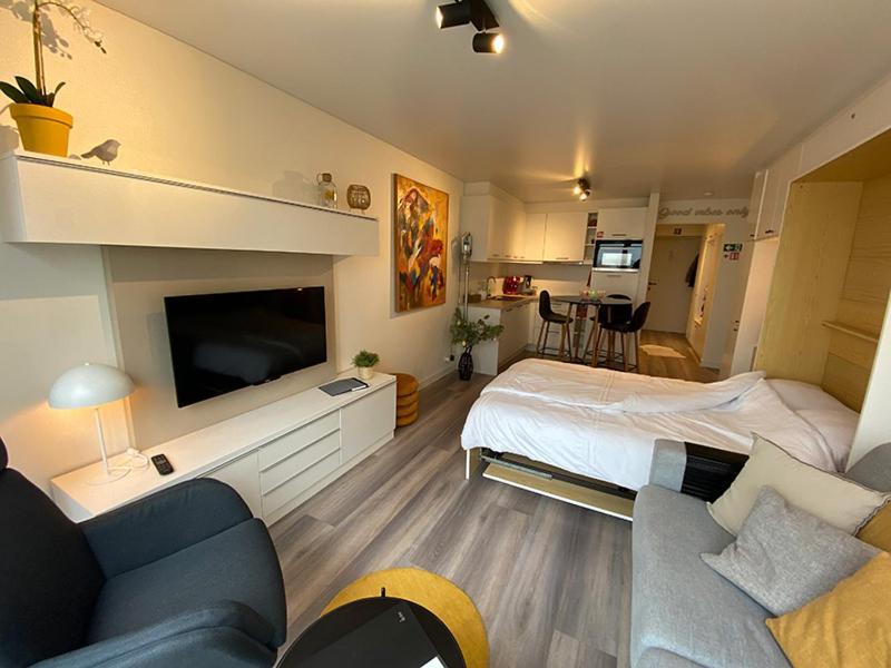 Moderne Studio Aan Zee Apartment Oostende Bagian luar foto