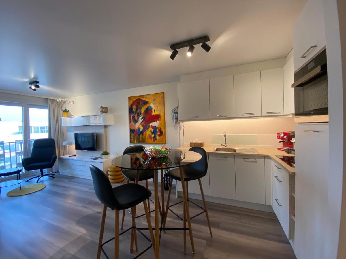 Moderne Studio Aan Zee Apartment Oostende Bagian luar foto